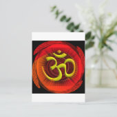 Om 1 briefkaart (Staand voorkant)