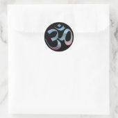 Om 1 ronde sticker (Tas)