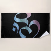 Om 1  strandlaken (Voorkant)