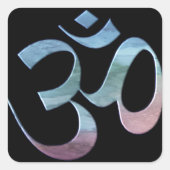 Om 1 vierkante sticker (Voorkant)