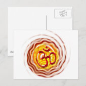 Om 2 briefkaart (Voorkant / Achterkant)