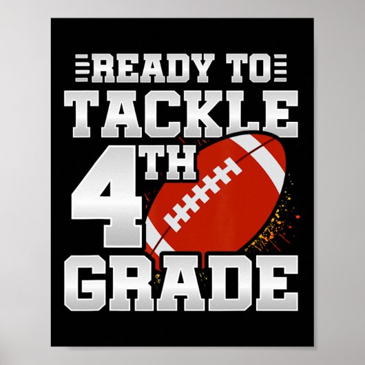Om 4e klas aan te pakken - eerste schooldag - 4e g poster (Voorkant)