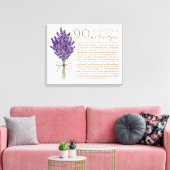 om 90 redenen houden we van je oma - verjaardag canvas afdruk (Insitu (Woonkamer))
