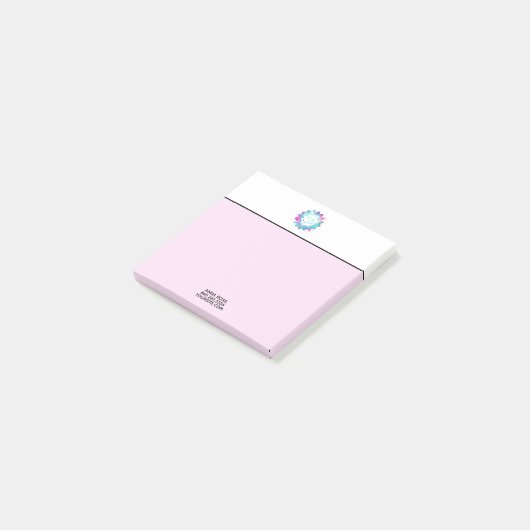 *~* Om a Mandala Water Lily Lotus Flower Post-it® Notes (Schuin)