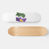 Om af te spelen - Kies achtergrondkleur Persoonlijk Skateboard (Horizontaal)