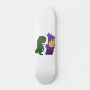 Om af te spelen - Kies achtergrondkleur Persoonlijk Skateboard