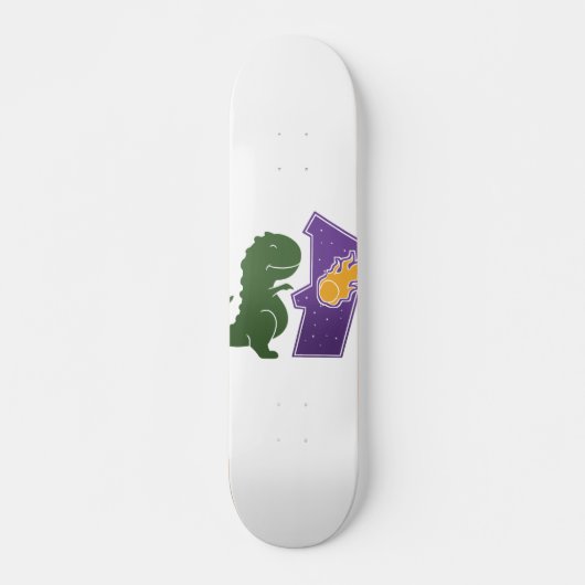 Om af te spelen - Kies achtergrondkleur Persoonlijk Skateboard (Voorkant)