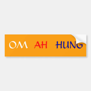 OM AH HUM - BUMPERSTICKER