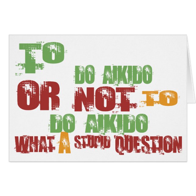 Om Aikido te doen (Voorkant Horizontaal)