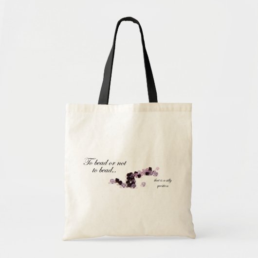 Om al dan niet om canvas tas te bedelen (Voorkant)