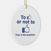 Om al dan niet om te willen keramisch ornament (Rechts)