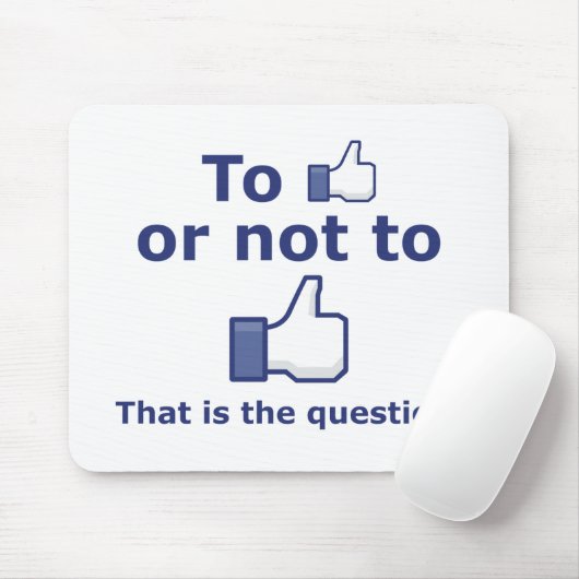 Om al dan niet om te willen muismat (Met muis)