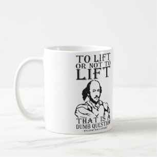 Om al dan niet op te heffen? - William Shakespeare Koffiemok