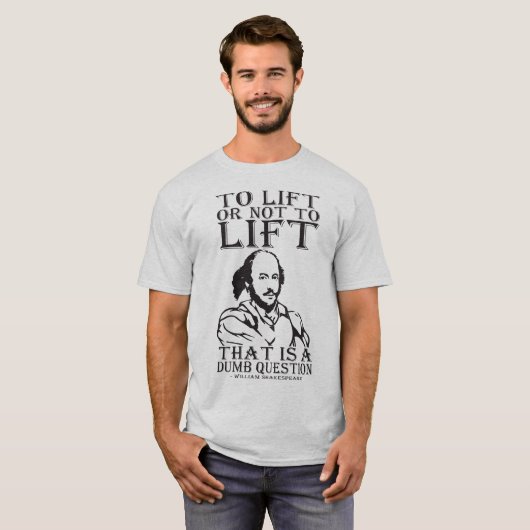 Om al dan niet op te heffen? - William Shakespeare T-shirt (Voorkant volledig)