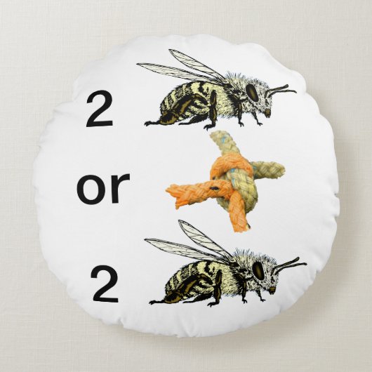 Om al dan niet rond kussen (Voorkant)