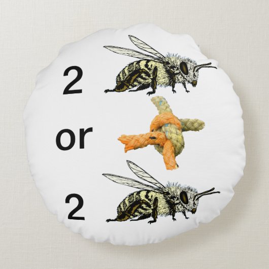 Om al dan niet rond kussen (Achterkant)