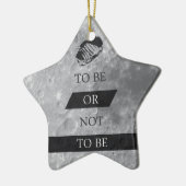 Om al dan niet Shakespeare-offertes te zijn Keramisch Ornament (Links)