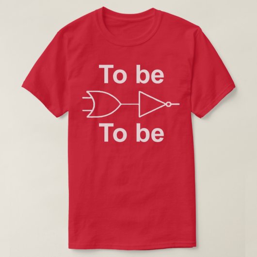 Om al dan niet t-shirt (Design voorkant)