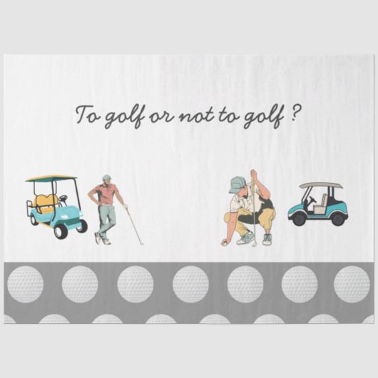 Om al dan niet te golven op golfpapier tissuepapier (Voorkant)