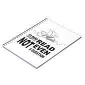 Om al dan niet te lezen notitieboek (Linkerzijde)