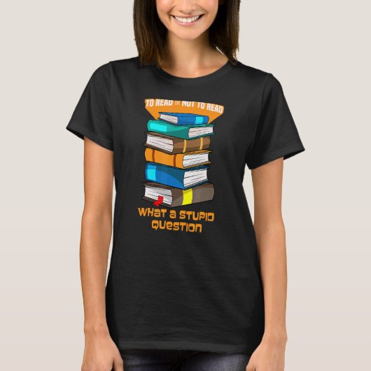 Om al dan niet te lezen wat een stuitend vragenboe t-shirt (Voorkant)