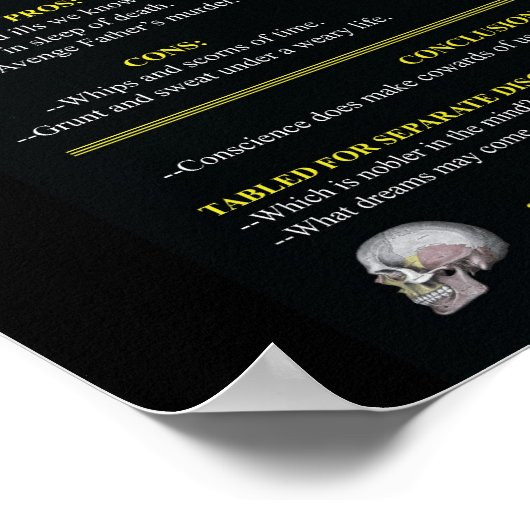 Om al dan niet te zijn? poster (Hoek)