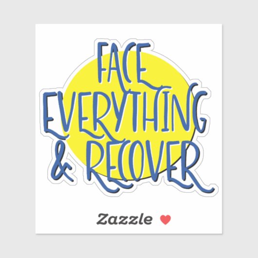 Om alles onder ogen te zien en te herstellen 12-st sticker (Vel)