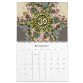OM Artistry Yoga NewAge Meditational Mandala Kalender (Feb 2027)