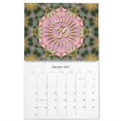 OM Artistry Yoga NewAge Meditational Mandala Kalender (Jan 2027)