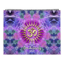 OM Artistry Yoga NewAge Meditational Mandala