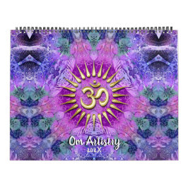 OM Artistry Yoga NewAge Meditational Mandala Kalender