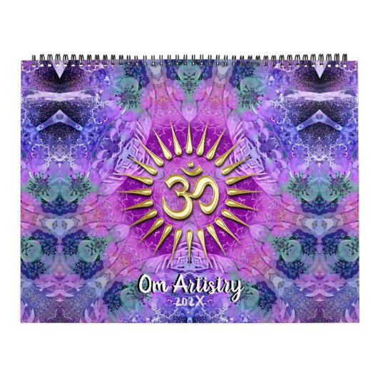 OM Artistry Yoga NewAge Meditational Mandala Kalender (Hoes)