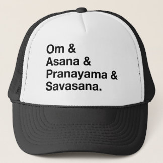 om & asana trucker pet