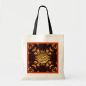 OM (Aum) Batik Fire Bag Tote Bag (Voorkant)