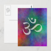 OM Aum Briefkaart (Voorkant / Achterkant)