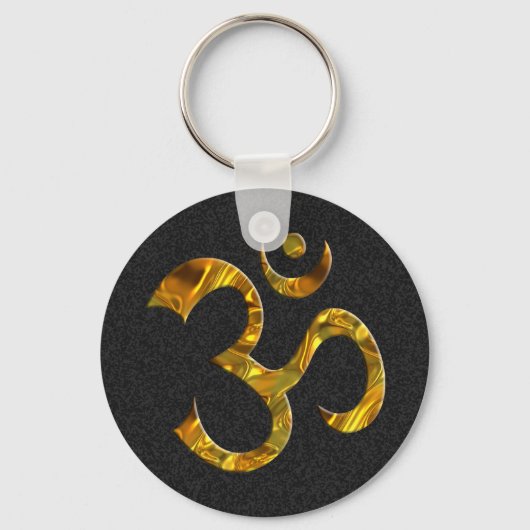 OM / AUM - GOLD SLEUTELHANGER (Voorkant)