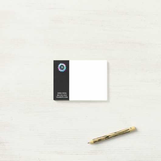 *~* OM AUM Mandala Water Lily Lotus Post-it® Notes (Op bureau)