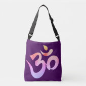Om, Aum Mantra, Waterverf om Tas (Voorkant)