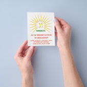 Om Aum Meditation Flyer (Hand)