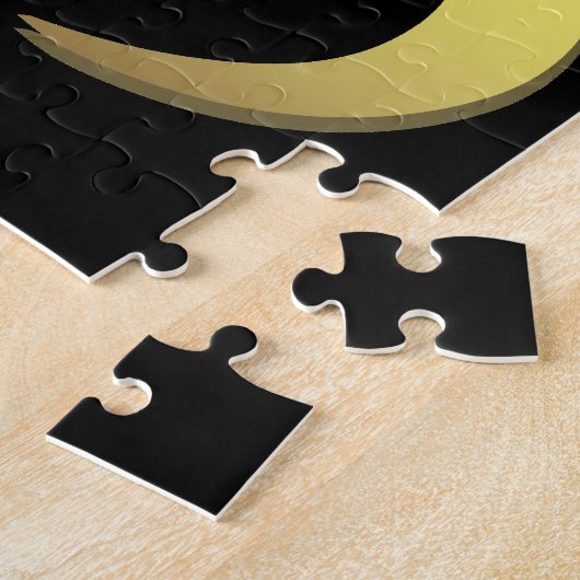 Om ( Aum ) Namaste yoga-symbool Legpuzzel (Zijkant)