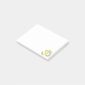 Om ( Aum ) Namaste yoga-symbool Post-it® Notes (Schuin)
