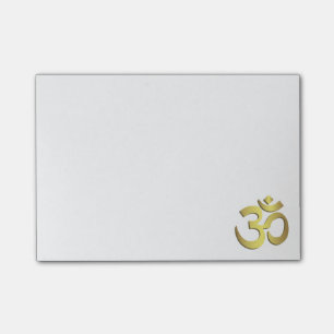 Om ( Aum ) Namaste yoga-symbool Post-it® Notes