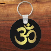 Om ( Aum ) Namaste yoga-symbool Sleutelhanger (Voorkant)