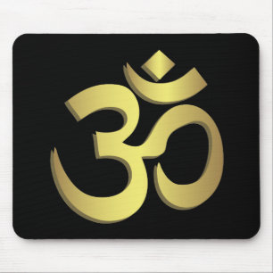 Om (Aum) Namaste yogasymbool Muismat