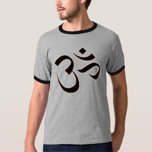 OM - AUM - OHM HINDU BUDDHIST SYMBOOL T-SHIRT (Voorkant)