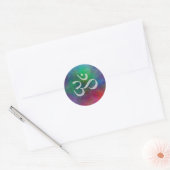 Om Aum Ronde Sticker (Envelop)