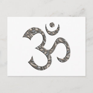 OM / AUM - SILVER BRIEFKAART