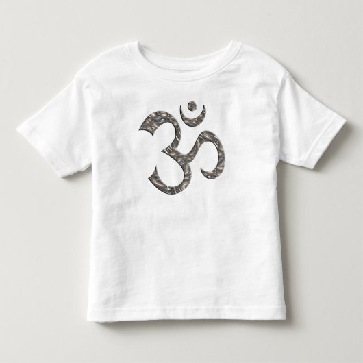OM / AUM - SILVER KINDER SHIRTS (Voorkant)