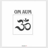 OM AUM STICKER (Vel)