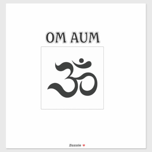 OM AUM STICKER (Vel)